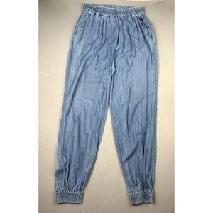 Nomad Road To Dambulla Women's M/L Elastic Waist Baggy Denim Jogger Pants